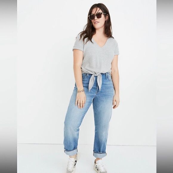Madewell Denim - Madewell the dad Jean medium wash